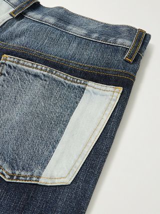 Valentino Logo-Print Patchwork Jeans — view 6