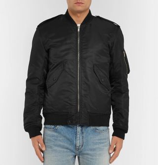 Yves Saint Laurent Shell Bomber Jacket — view 3