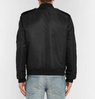 Yves Saint Laurent Shell Bomber Jacket — view 4