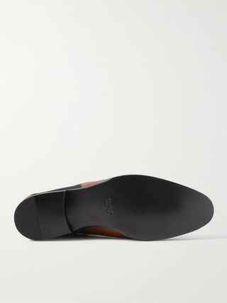 The Row Burnished-Leather Chelsea Boots — view 7