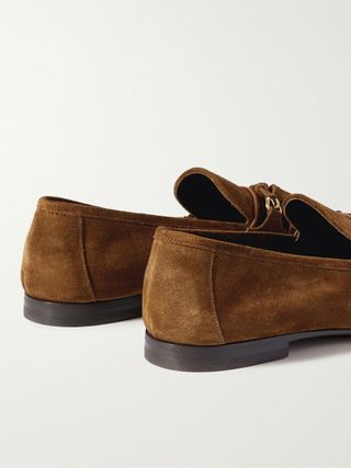 Tom Ford Sean Tasselled Suede Loafers — view 5