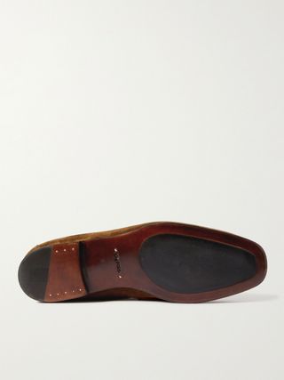 Tom Ford Sean Tasselled Suede Loafers — view 7