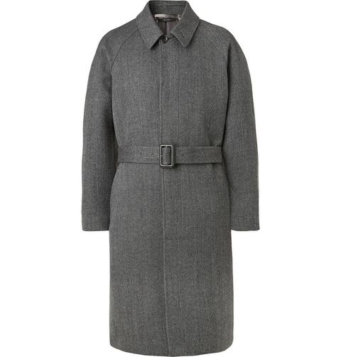 Tom Ford Belted Herringbone Wool Overcoat