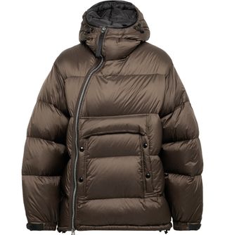 Tom Ford Leather-Trimmed Quilted Shell Hooded Down Jacket — view 4