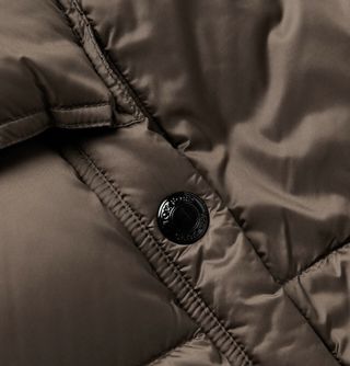 Tom Ford Leather-Trimmed Quilted Shell Hooded Down Jacket — view 5