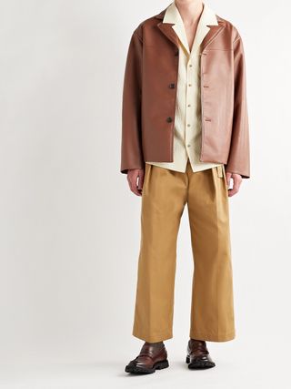 Nanushka Arto Regenerated Leather Jacket — view 2