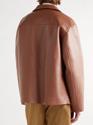 Nanushka Arto Regenerated Leather Jacket — view 4