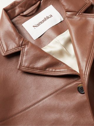 Nanushka Arto Regenerated Leather Jacket — view 5