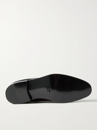 The Row Burnished-Leather Chelsea Boots — view 7