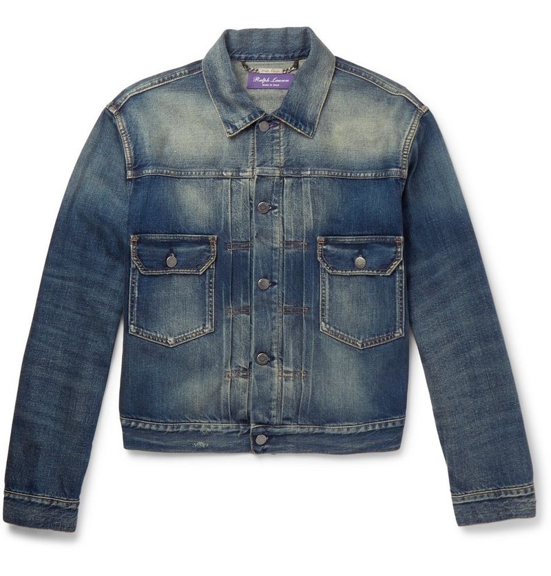 Lauren Ralph Lauren Perry Denim Trucker Jacket — view 1