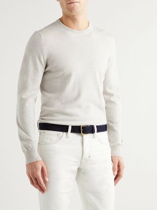 Anderson 3.5cm Suede Belt — view 2