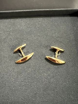 Shaun Leane Arc Gold-Plated Cufflinks — view 2