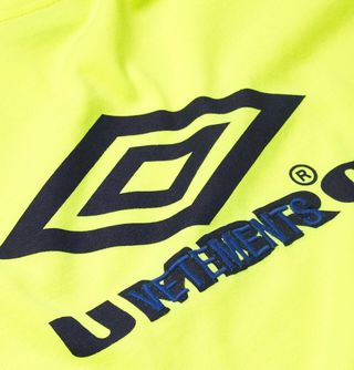 Vetements × Umbro Oversized Printed Cotton-Jersey Mock-Neck T-Shirt — view 5