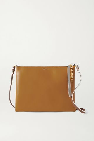 Marni Pochette Large Two-Tone Leather Shoulder Bag — view 2