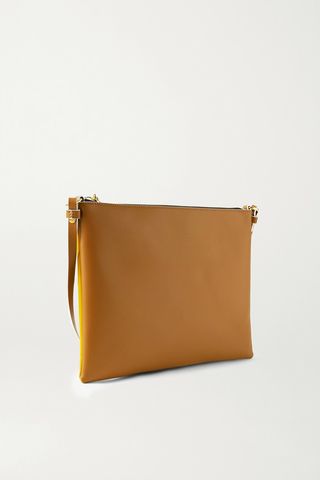 Marni Pochette Large Two-Tone Leather Shoulder Bag — view 3