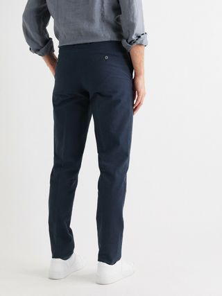 Boglioli Slim-Fit Unstructured Striped Cotton-Seersucker Suit — view 11