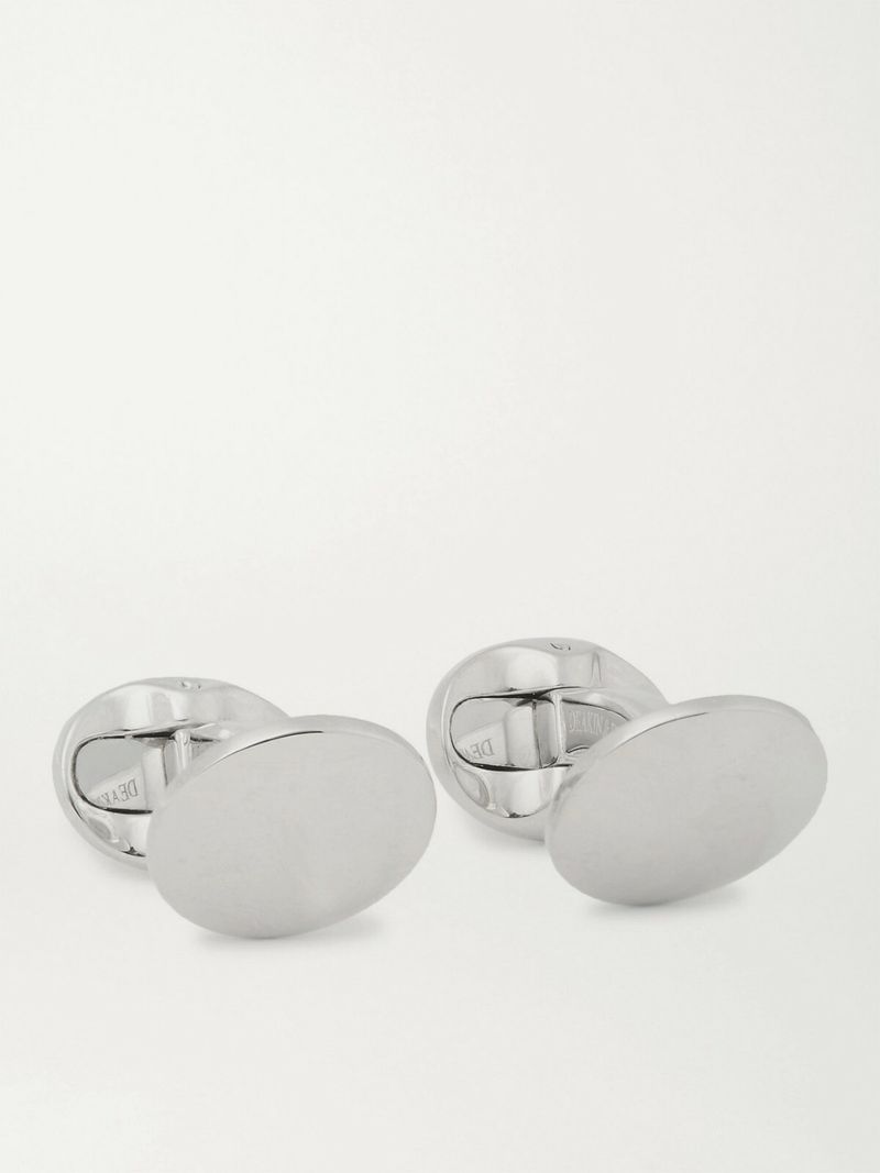 Deakin & Francis Sterling Silver Cufflinks — view 1