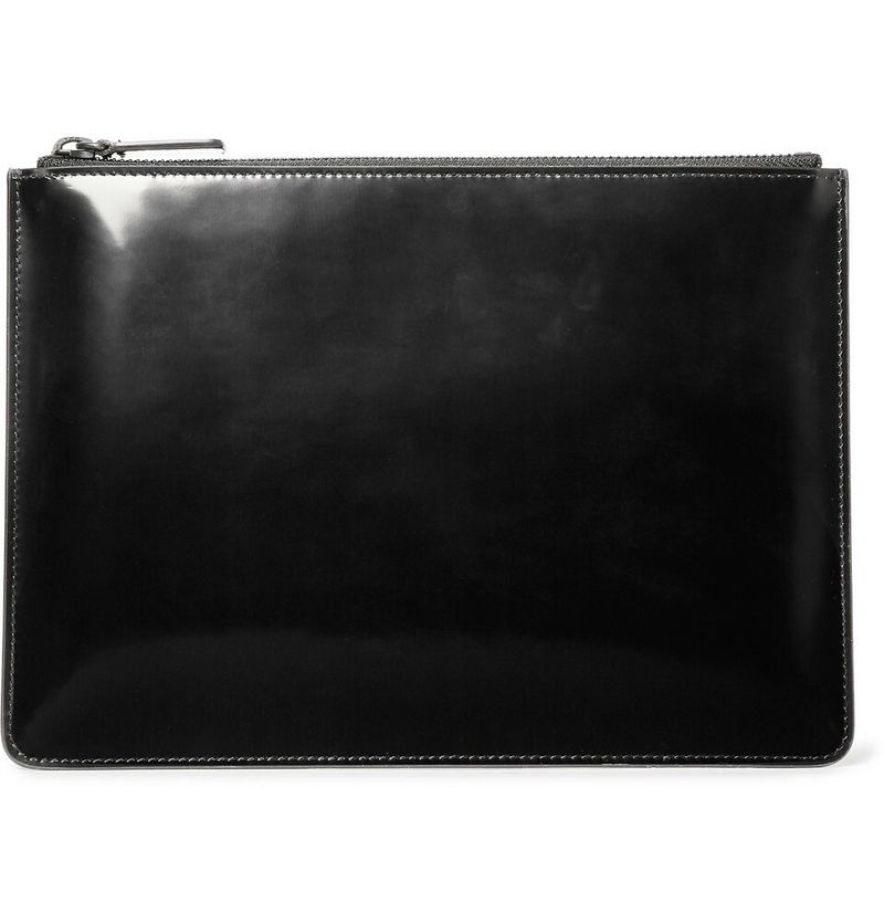 Common Projects Polished-Leather Pouch — view 1