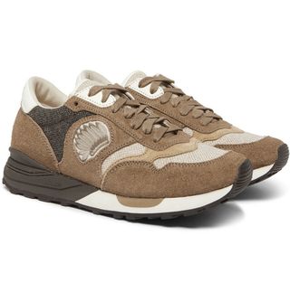 Visvim Roland Suede and Wool Sneakers — view 2