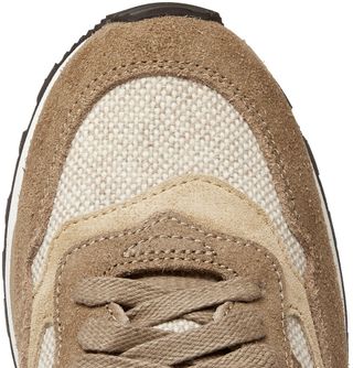 Visvim Roland Suede and Wool Sneakers — view 4