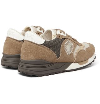 Visvim Roland Suede and Wool Sneakers — view 8
