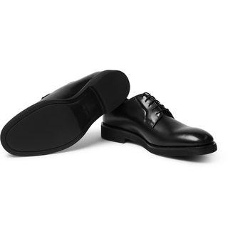 Paul Smith Ludlow Polished-Leather Derby Shoes — view 3