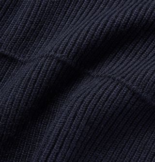 Acne Studios Neptune Ribbed Wool-Blend Half-Zip Sweater — view 5