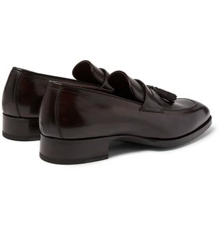 Tom Ford Elkan Leather Tasselled Penny Loafers — view 3