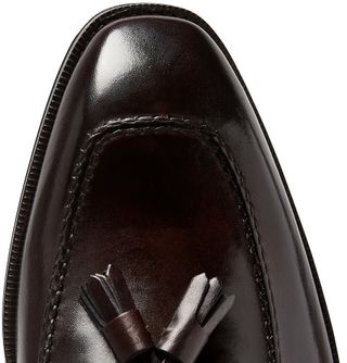 Tom Ford Elkan Leather Tasselled Penny Loafers — view 6
