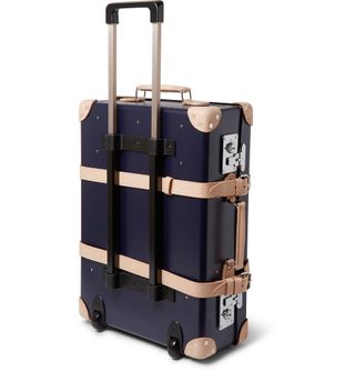Globe-Trotter 21" Pinstripe-Lined Trolley Case Luggage Blue Kingsman — view 2