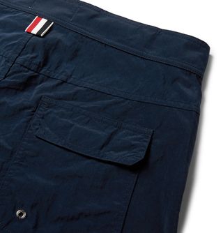 Thom Browne Long-Length Colour-Block Swim Shorts — view 6