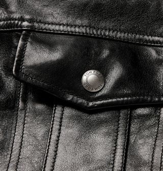 Tom Ford Polished-Leather Trucker Jacket — view 5