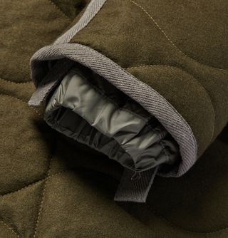 Sacai Layered Quilted Wool and Shell Parka — view 6