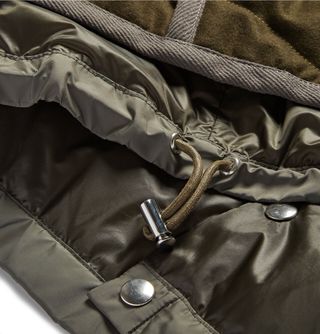 Sacai Layered Quilted Wool and Shell Parka — view 7