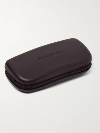 Ermenegildo Zegna D-Frame Matte-Acetate Sunglasses — view 4