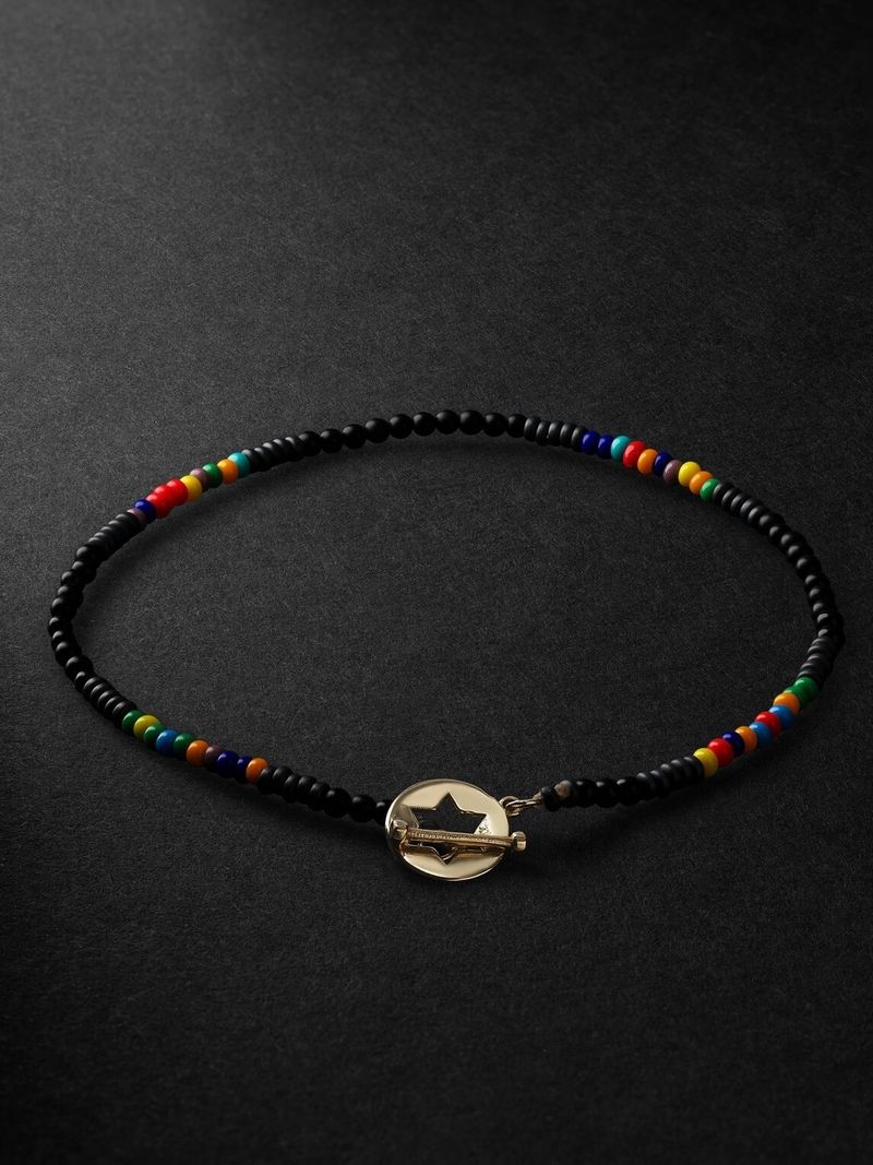 Luis Morais 18K Gold Beaded Bracelet — view 1