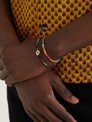 Luis Morais 18K Gold Beaded Bracelet — view 2