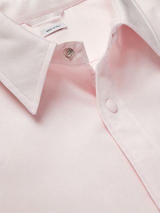 Thom Browne Striped Cotton-Twill Overshirt — view 4
