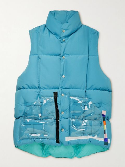 Takahiromiyashita The Soloist. Oversized Padded Quilted Nylon and Cotton-Blend Faille Gilet