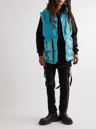 Takahiromiyashita The Soloist. Oversized Padded Quilted Nylon and Cotton-Blend Faille Gilet — view 2