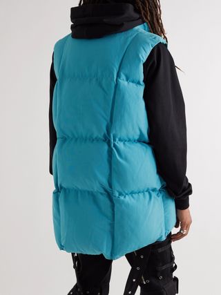 Takahiromiyashita The Soloist. Oversized Padded Quilted Nylon and Cotton-Blend Faille Gilet — view 4