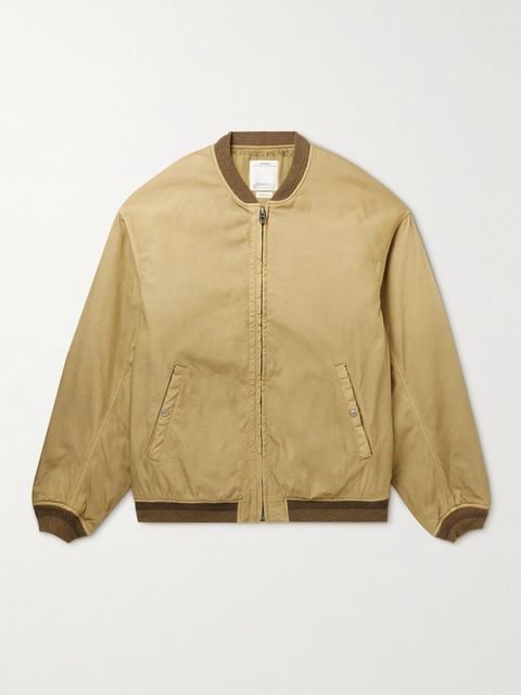 Visvim Thorsun Padded Nylon and Cotton-Blend Bomber Jacket