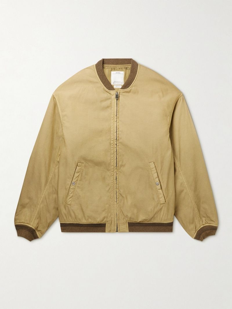Visvim Thorsun Padded Nylon and Cotton-Blend Bomber Jacket — view 1