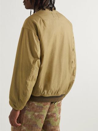 Visvim Thorsun Padded Nylon and Cotton-Blend Bomber Jacket — view 4