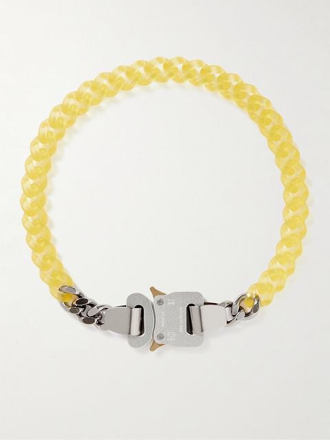 1017 ALYX 9SM Silver-Tone and Nylon Necklace