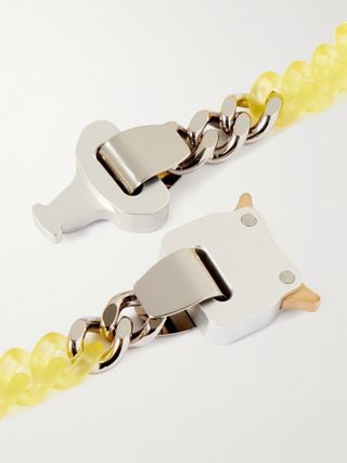 1017 ALYX 9SM Silver-Tone and Nylon Necklace — view 3