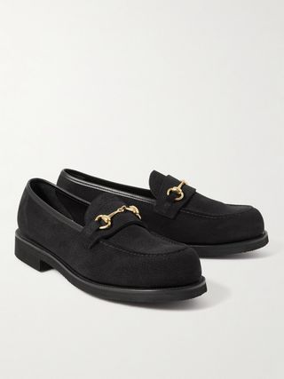 George Cleverley Colony Full-Grain Suede Loafers — view 2