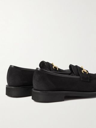 George Cleverley Colony Full-Grain Suede Loafers — view 3