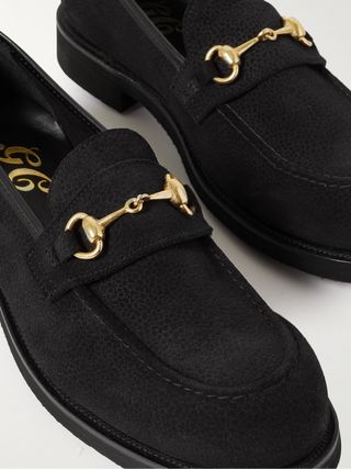 George Cleverley Colony Full-Grain Suede Loafers — view 4