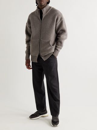 Fear of God Panelled Suede and Mesh Sneakers — view 2
